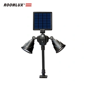 led Solar Double Spotlight , Motion Sensor Solar lights 36 LED Dual head 360-Degree outdoor garden Yard
