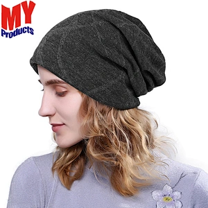 Unisex Womens Mens S Camping Hat Winter Beanie Baggy Warm Wool Ski Cap