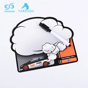 Customized colored plastic frame children magnetic writing board custom print white dry erase board