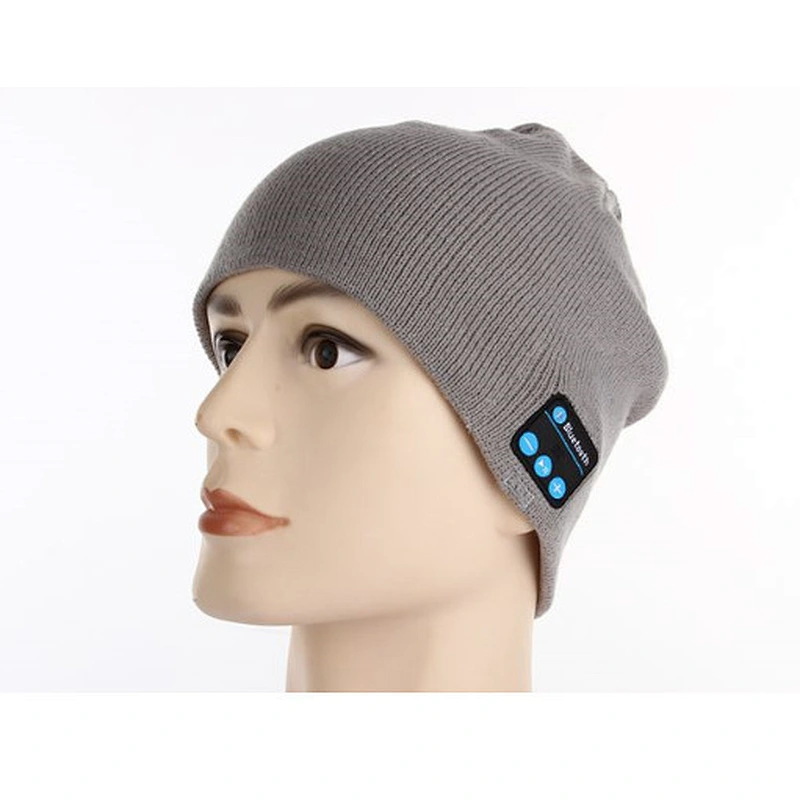 Factory Price Unisex Fashion Turban Knit Bluetooth Winter Hat