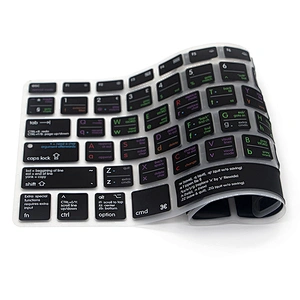 VIM vi Functional Silicone Key Covers silicone keyboard for Macbook Keyboard Shortcuts Skin for macbook pro 13