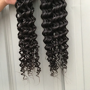 Natural unprocessed kinky curly 10a grade hair vietnam hair virgin human hair from very young girls