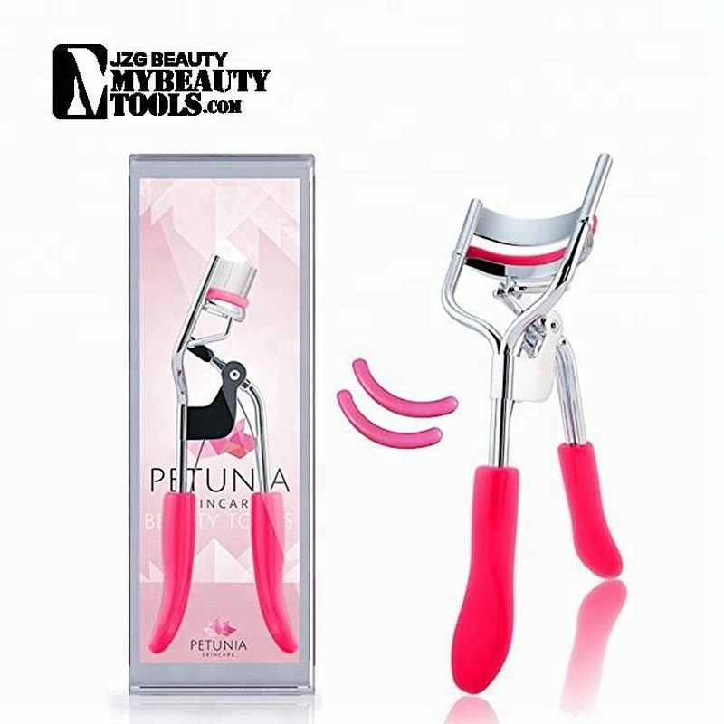 Stainless steel heated salon eyelash curler