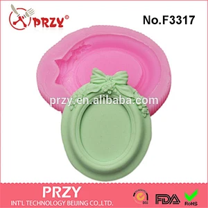 F3317 Mirror Silicone Molds Fondant Chocolate Molds Cake Decorating Tools