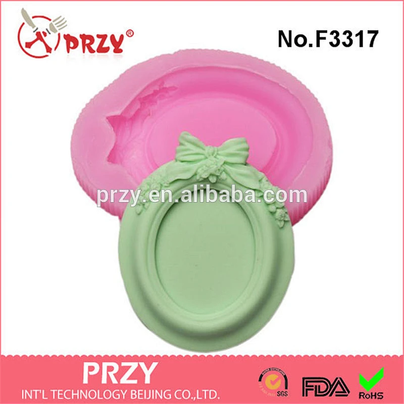 F3317 Mirror Silicone Molds Fondant Chocolate Molds Cake Decorating Tools