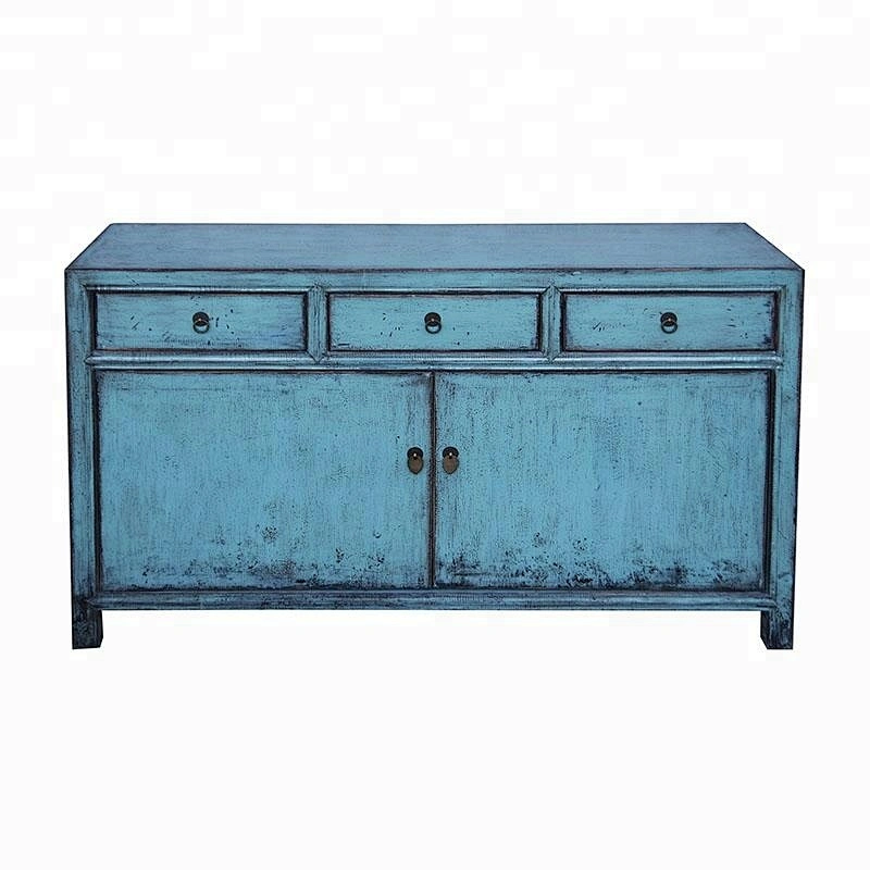 wholesale chinese antique reproduction lacquered vintage buffet furniture