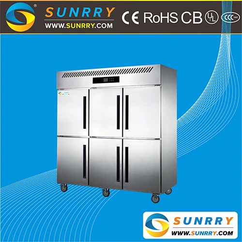 Refrigerator Manufacturers For Commercial Upright Stainless Steel Refrigerated Deep Freezer and Cabinet (SY-RC1340A SUNRRY)