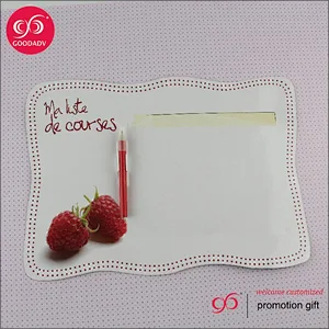 Paper strawberry printing refrigerator magnet memo board