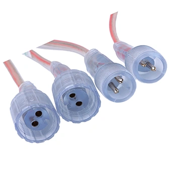 2pin 3pin 4 pin M16 led wire connector, 2 core male to female waterproof connector ip68 plastic cable connector