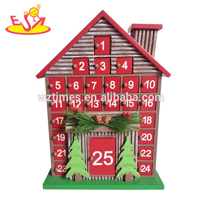 2018 wholesale baby wooden calendar christmas decoration wooden calendar funny wooden calendar W02A175