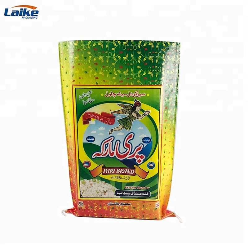 Agricultural 25kg 30kg 50kg empty pp woven rice sack philippines for packing grain maize  ,50lb plastic rice packaging bag size