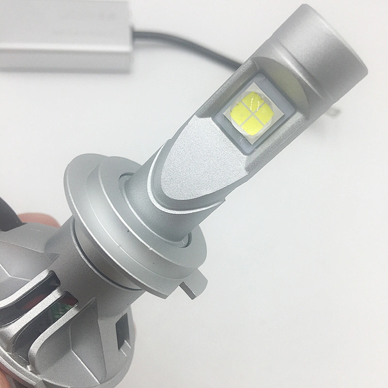Lujia super bright auto bulb 60w px26d L8 7000lm XHP70 led headlight with h7 adapter