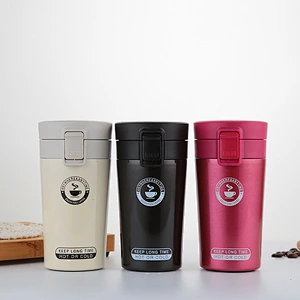 Custom wholesale vacuum stainless steel insulation cup coffee bouncing cup creative gift cup