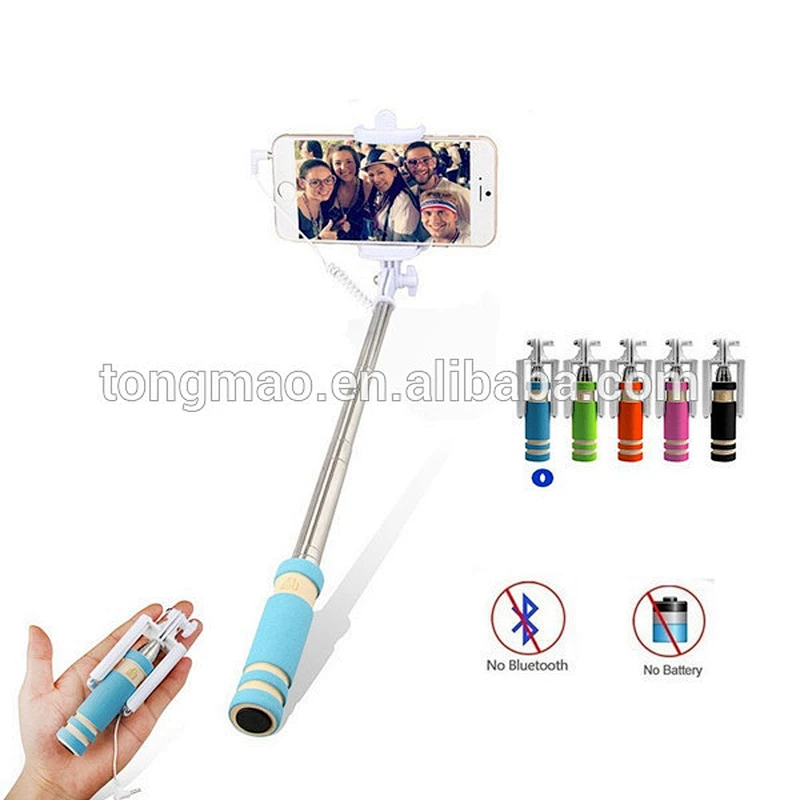 2016 Hot Selling 4th Generation Mini Cable Control Selfie Stick