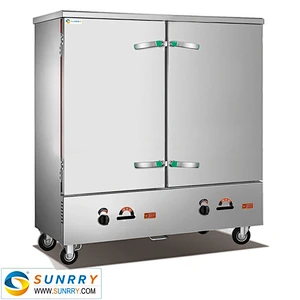 High quality single door rice & noodle warmer/steamer/cooker machine with 16 trays