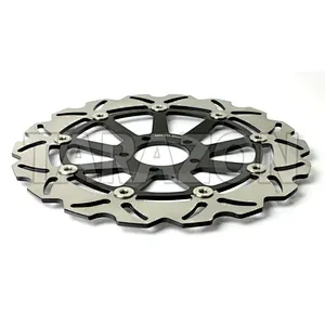 Wave floating steel motorcycle brake disc for KAWASAKI ZX7R NINJA 750CC