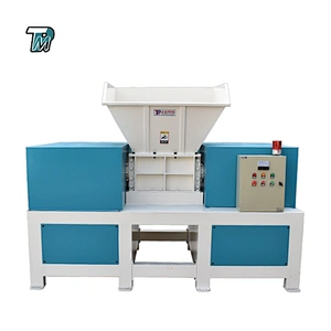 Tire crushing double shaft Shredder machine