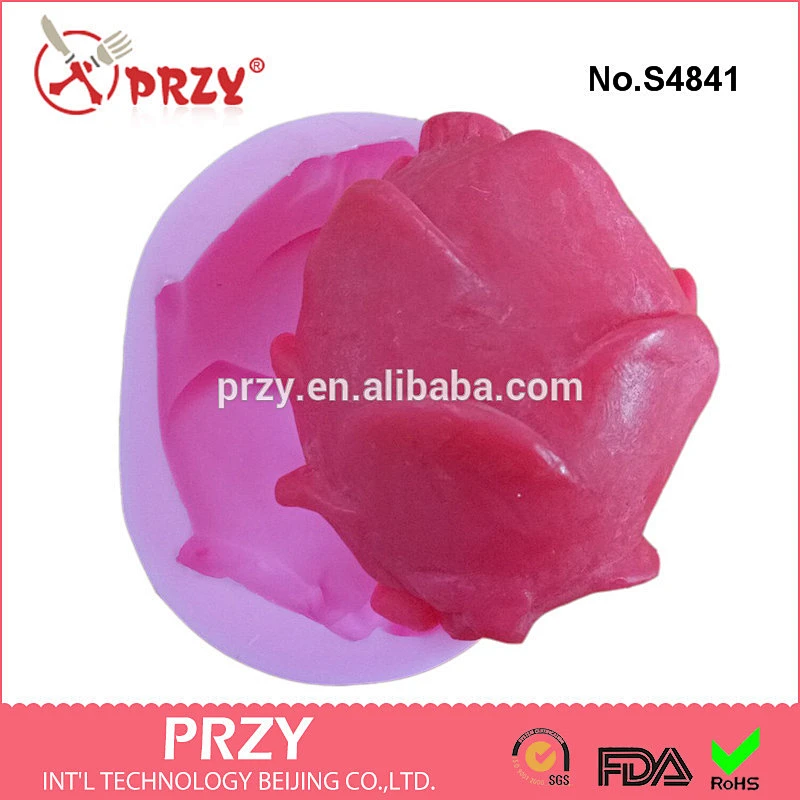 S4841 dragon fruit silicone soap mold 3D soap mould chocolate mold decorating cake tools