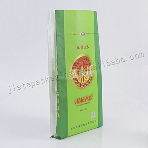 Customized 25kg virgin plastic laminated pp woven rice packaging bag for grain,flour,feed