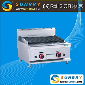 Counter top portable gas grills lava rock for barbecue (SUNRRY SY-LR600TB)