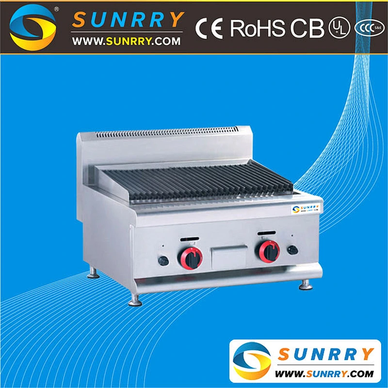 Counter top portable gas grills lava rock for barbecue (SUNRRY SY-LR600TB)