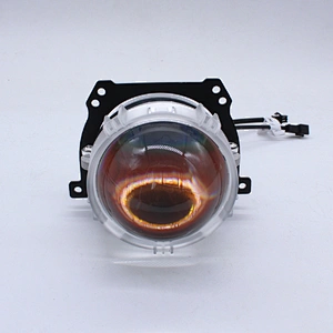 H7 Angel Eyes Bi Xenon Projector Lens Kit H4