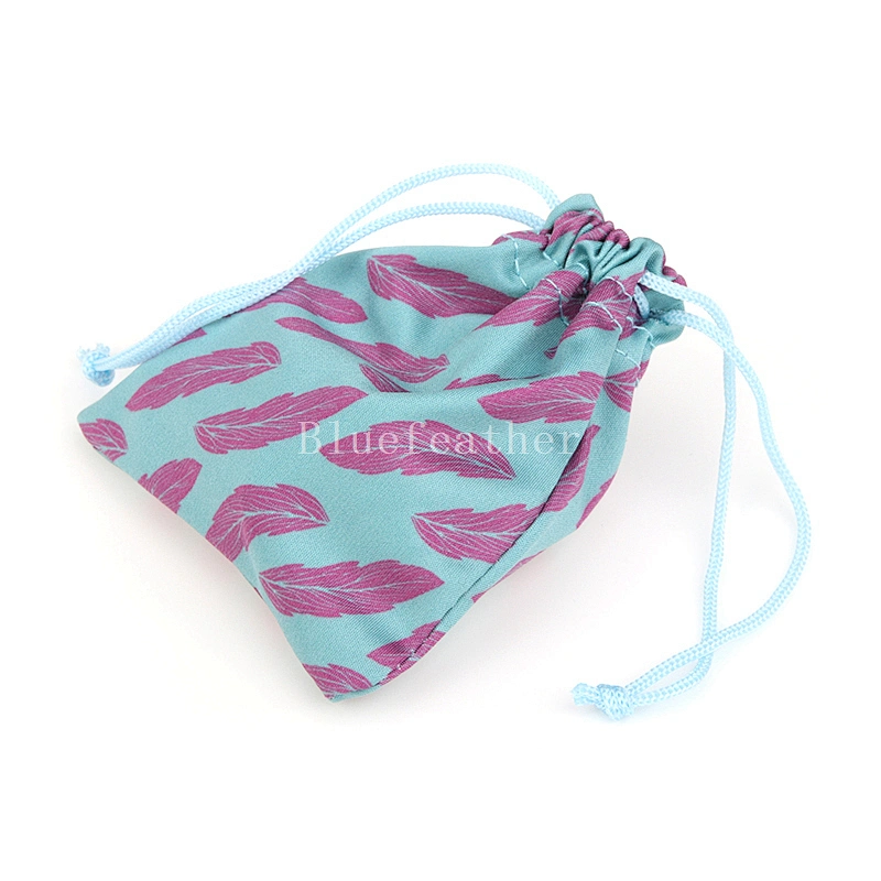 Soft Microfiber Cloth Pouch Small Drawstring Bag For Eyeglasses/Jewelry