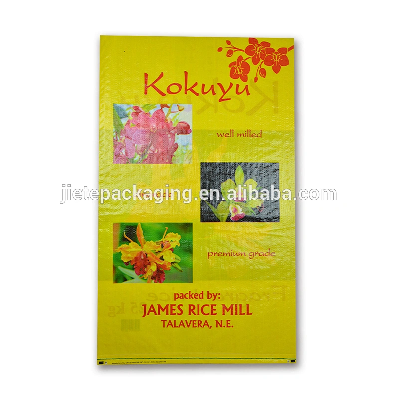 25kg BOPP laminated PP woven bag for animal food, rice, wheat, corn packaging