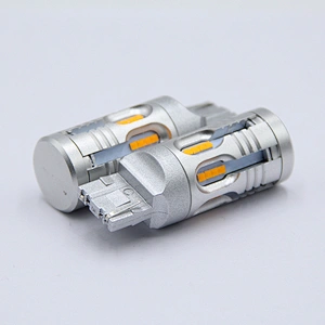 キャンバス熱い販売T20 28smd * 2020 csp自動車車のブレーキライトターンランプledミニライト25ワット