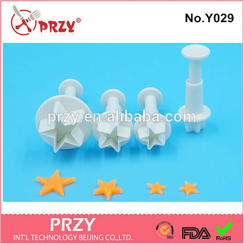 Eco-friendly Y029 decorative plastic fondant cake mold