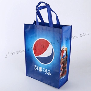 Wholesale cheap customized folding pp non woven shopping bag