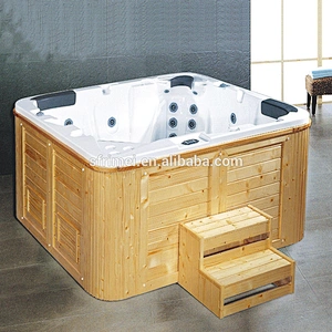 2000*2000*900mm Bathtub Indoor Portable Jets Whirlpool Spa Hot Tub