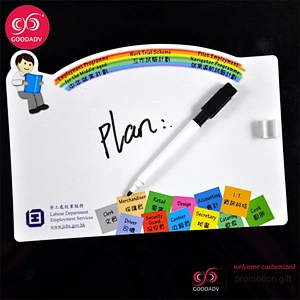 Round cartoon refrigerator message kids erasable whiteboard marker custom design only