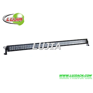 New 4D 51inch 500W Curved led light bar with 4 color PC cover, 5W led chips 4X4 off road LED light bar for Jeep wrangler