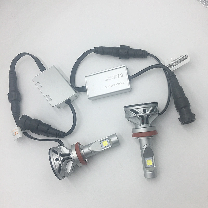 DC 12-24v h8 h9 L8 XHP70 led headlights kit auto lighting system h11 with 14000lm