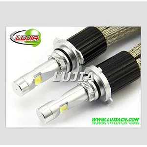 New High Power led light bulb All in One Fanless 60W 6600lm L7 XHP70 Cars Headlight 9005 hb3 motor kits