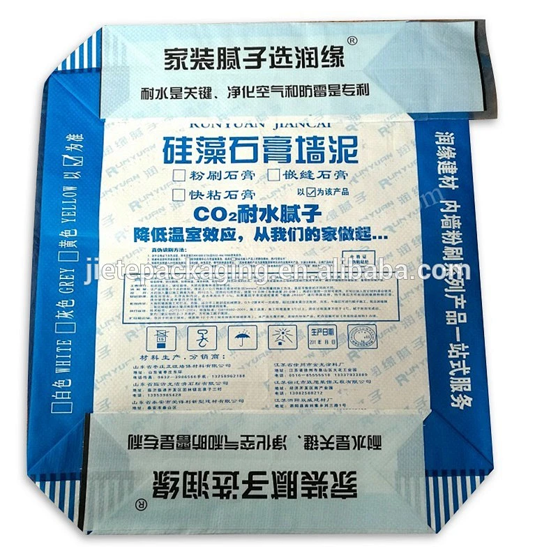 BOPP laminated and printed valve port cement powder PP woven bag