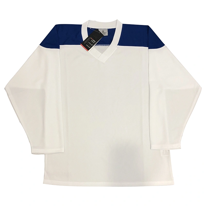 Whosale 100% polyester cheap custom practice hockey jerseys no minimum
