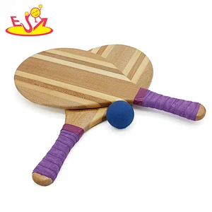 high quality outdoor sport wooden beach tennis paddles for adults W01A315