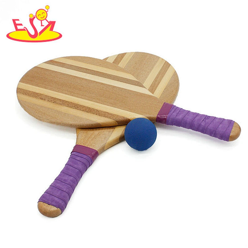 high quality outdoor sport wooden beach tennis paddles for adults W01A315