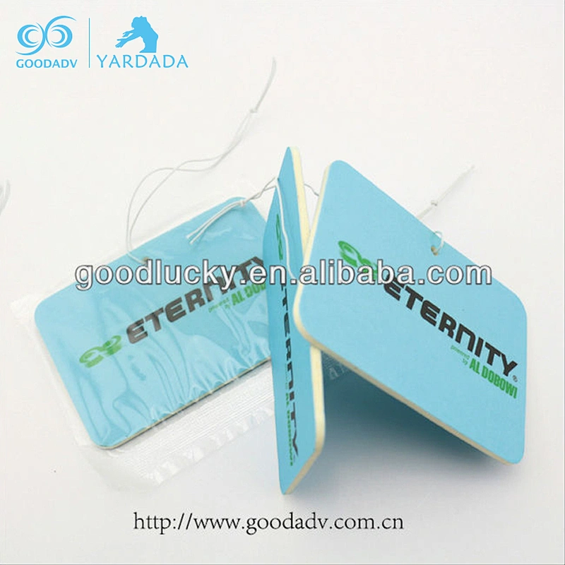 Customized paper cut any shape best car air freshener paper