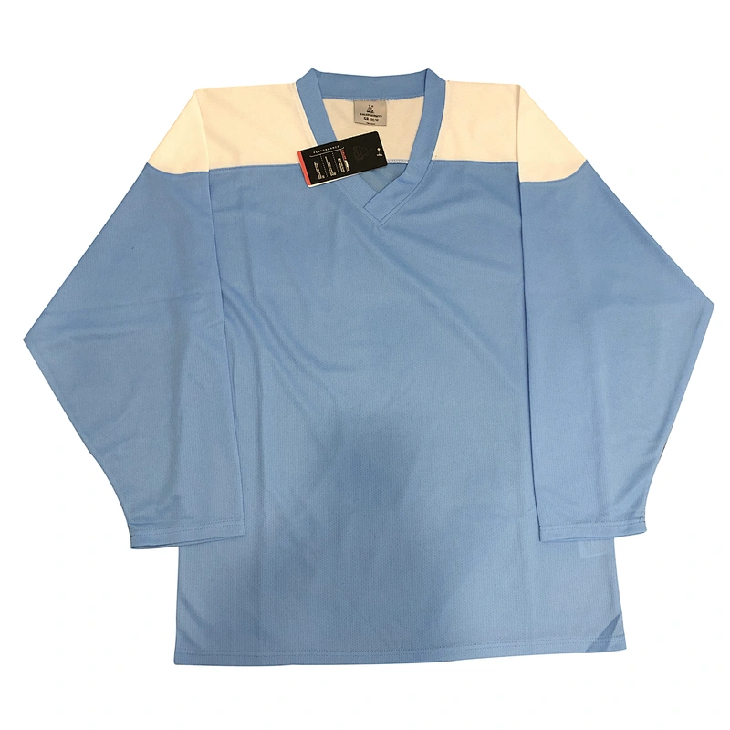 Whosale 100% polyester cheap custom practice hockey jerseys no minimum