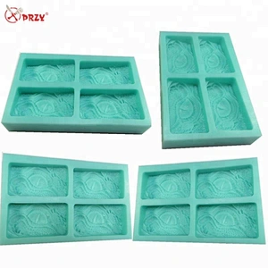 Dragon eyes 4 Cavities Soap molds Ice mould dragon pattern Cake baking mold silicone
