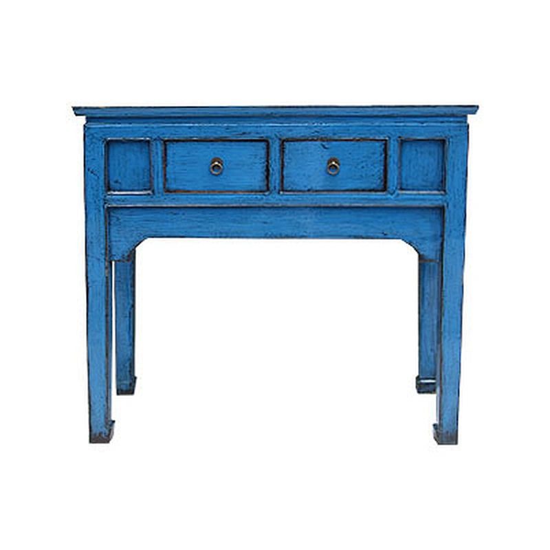 chinese antique & recycled wood oriental furniture, console table in living room