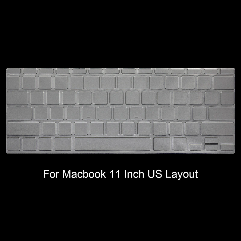 hrh keyboard cover Clear tpu keyboard skin for macbook air 11 A1370 tpu keyboard skin laptop skin 2018 new air