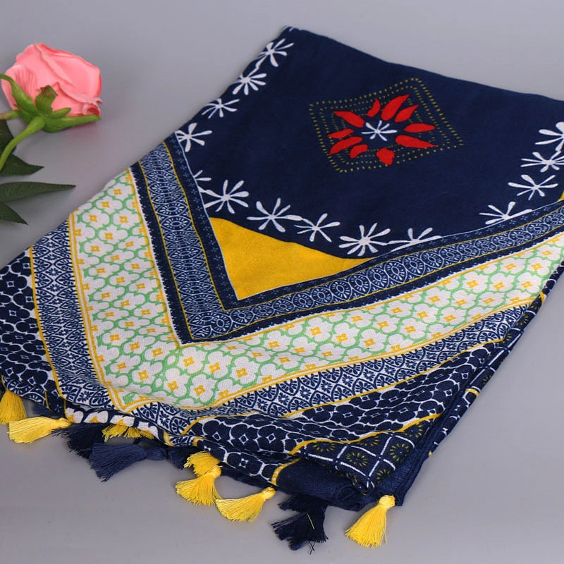 Printed chiffon georgette scarf silk fabric mens silk scarves for sale