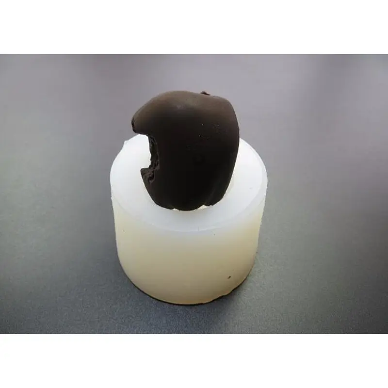 SG0003 Apple With a Bite Shaped soap Mold Cake Decoration tools 3d handmade silicone mould