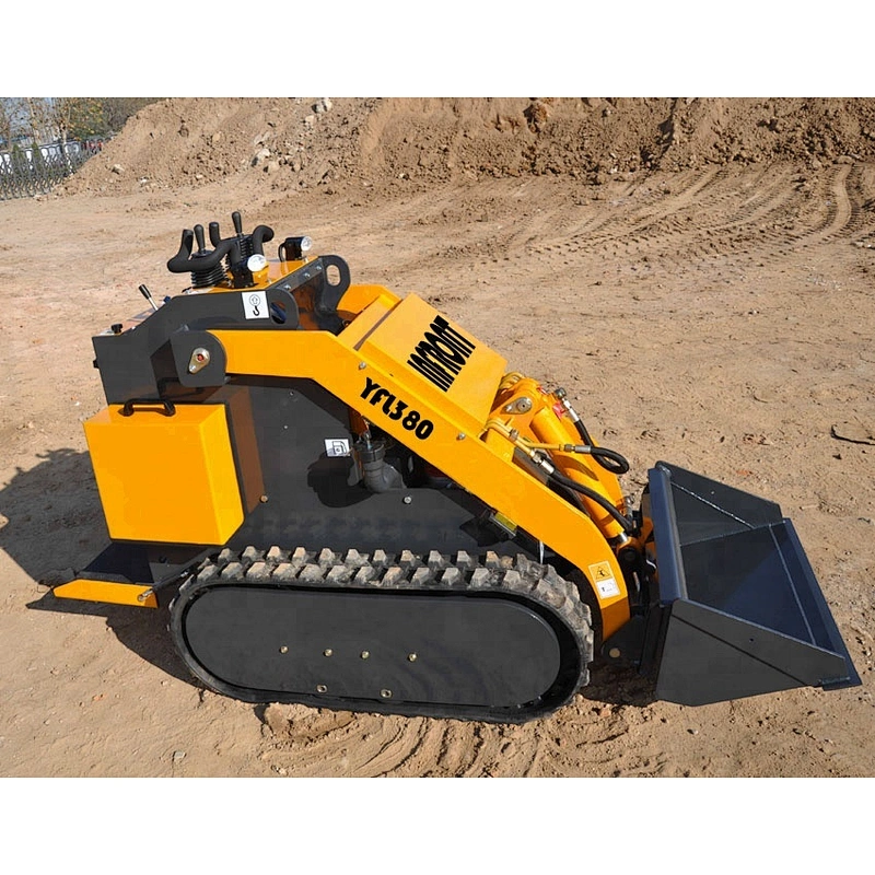 YFL380 New mini digger wheel type skid steer loader made in China