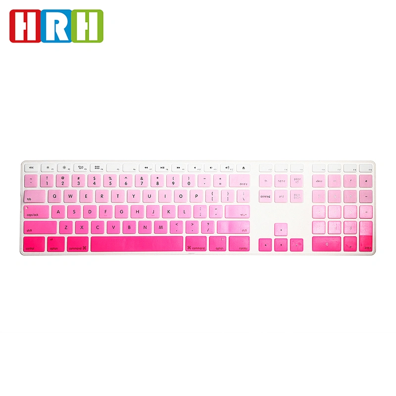 Rainbow and Gradient colored laptop keypad cover keyboard skin for keyboard for imac G6 PC Keyboard Numeric Keypad Wired USB