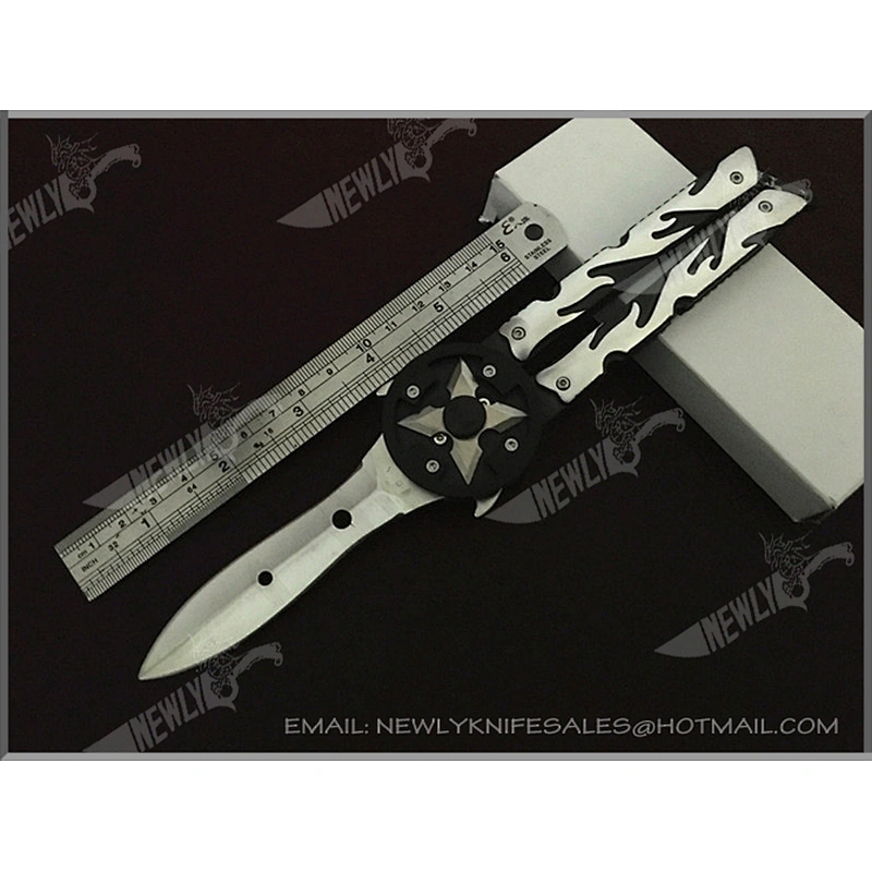 Stainless Steel Training Knife Folding Utility Knife Tactical Pocket Knife
